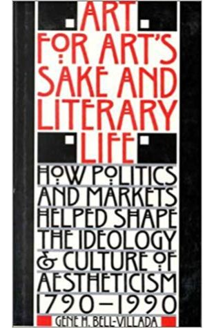 Art for Art’s Sake and Literary Life