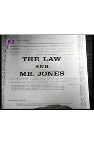 The Law and Mr. Jones Palmer Thompson